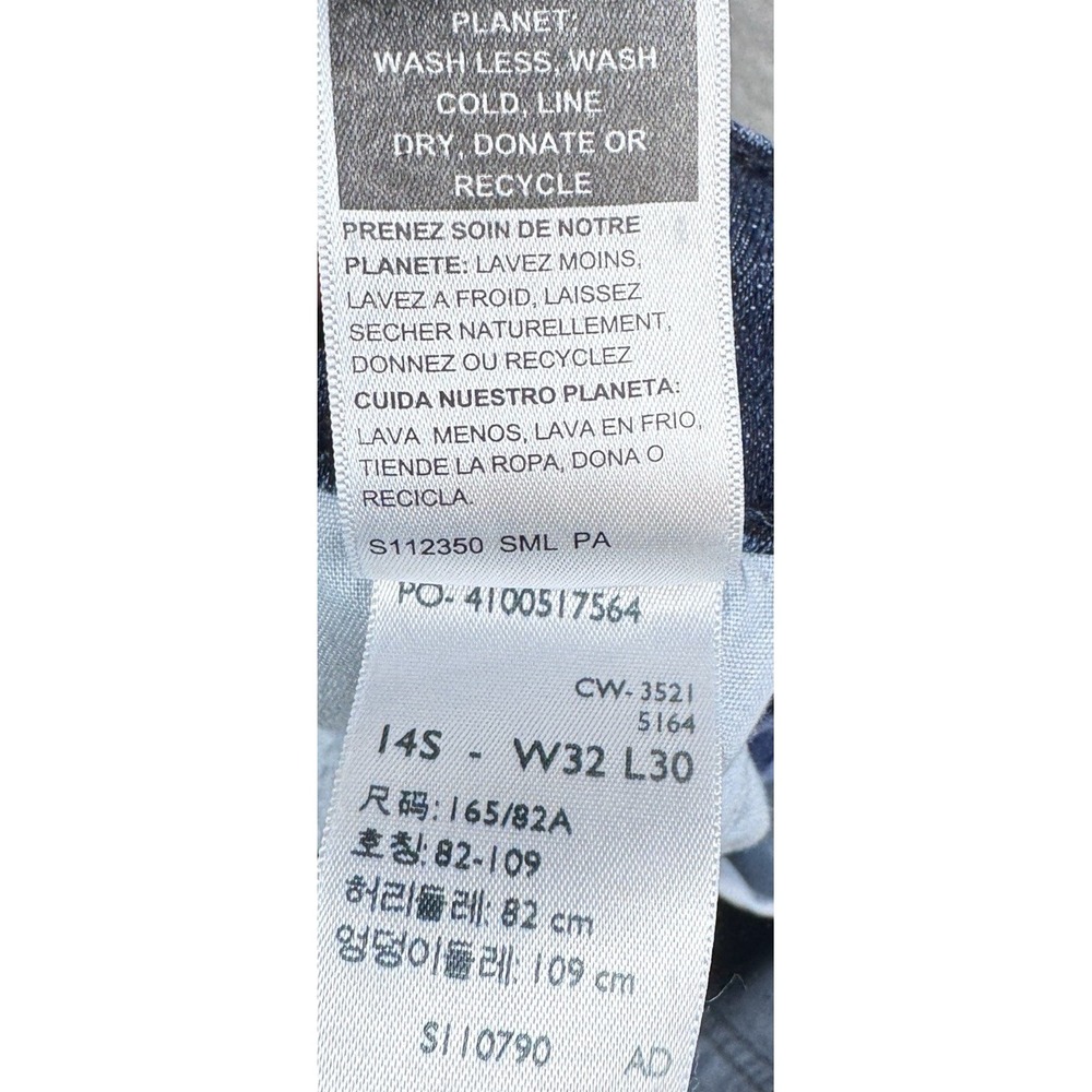 Signature Levi Strauss Bootcut Jeans Womens W32 L30 Mid Rise Stretch Blue - Picture 5 of 8